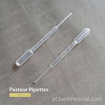 Pasteur pipetas com bulbo 1ml 3ml 5ml etc